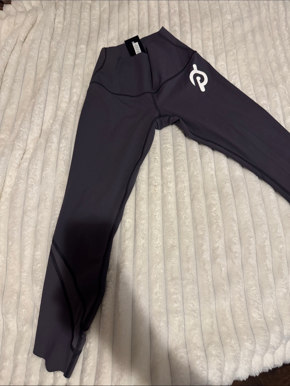 Lululemon X Peloton Womens Purple Wunder Under Scallop Leggings SIZE 6 NWt